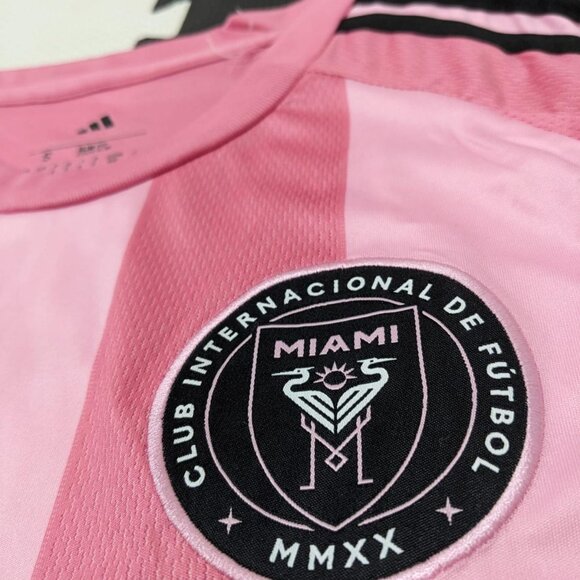 Messi #10 Inter Miami CF 25/26 Home Pink Adidas Jersey - Picture 4 of 12